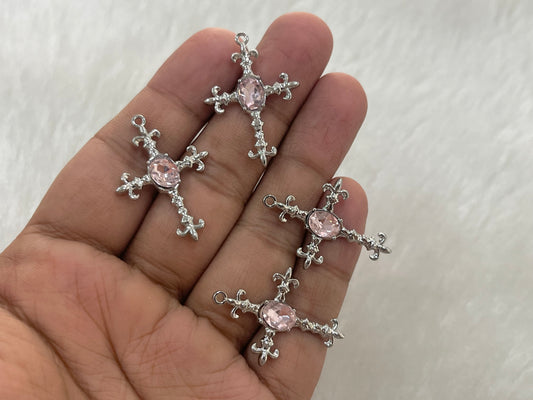 Luxury Charms (AGWS397) (5 Pcs)(32 mm)