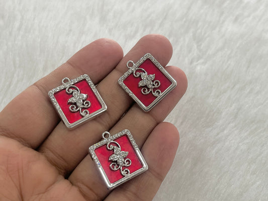 Luxury Charms (AGWS380) (5 Pcs)(29 mm)