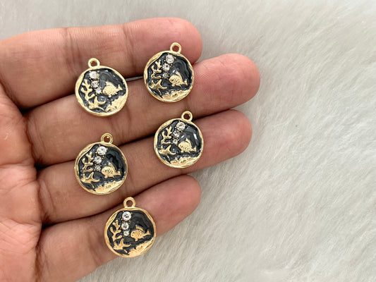 Luxury Charms (AGWS330) (5 Pcs) (20 mm)