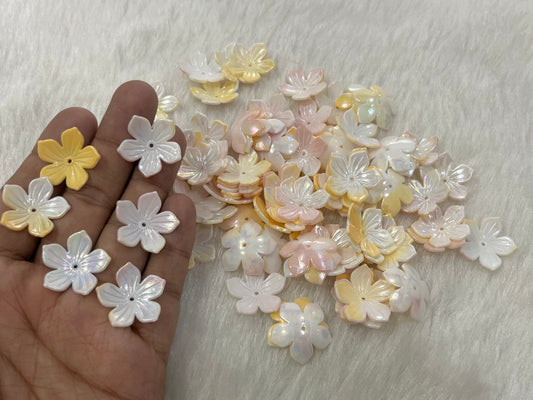 Acrylic Flowers (50 grams) (Yellow)