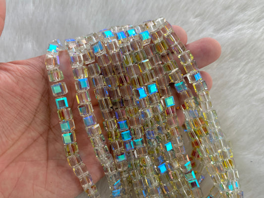 Fancy Beads (Square) (98 Pcs) (8x8 mm)