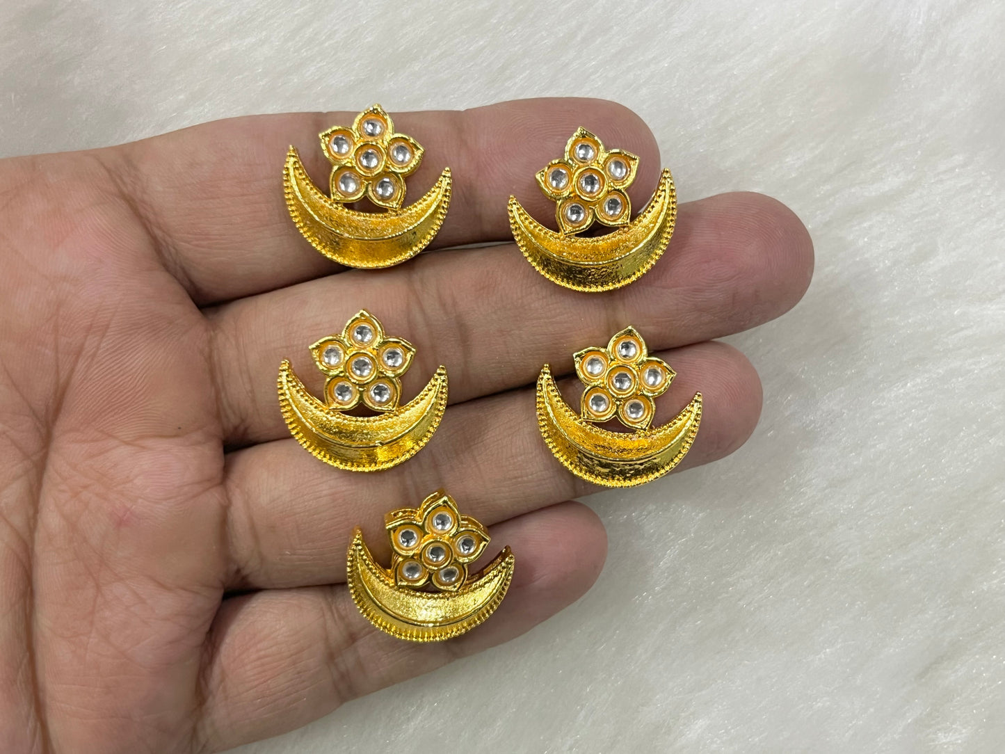 Meenakari Kundan (AGMK135)(27 mm)(12 Pcs)