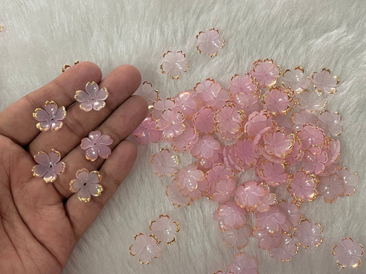 Acrylic Caps (50 grams) (Pink)