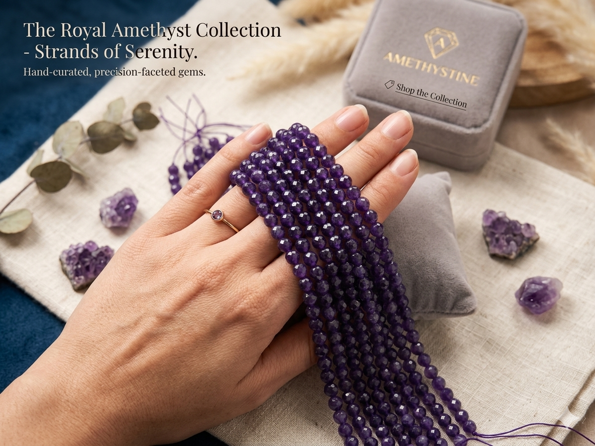 Semi-Precious Crystal Beads (6 mm)