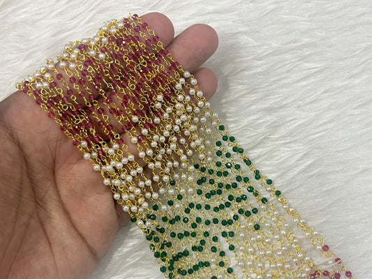 HQ Hydro Pearl Link Chains (5 Mtr bunch) (3 mm)