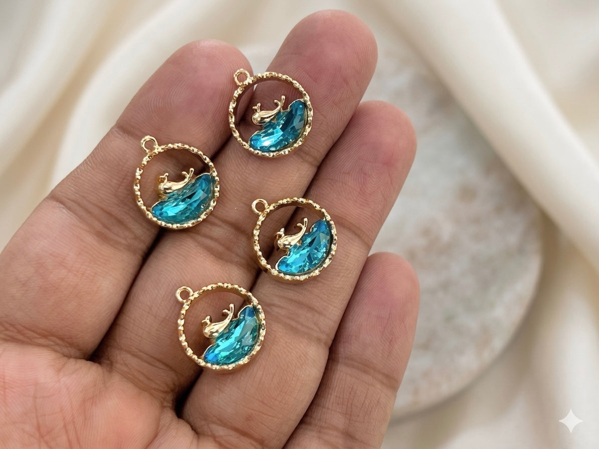 Luxury Charms (AGWS344) (5 Pcs) (18 mm)