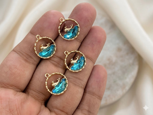 Luxury Charms (AGWS344) (5 Pcs) (18 mm)