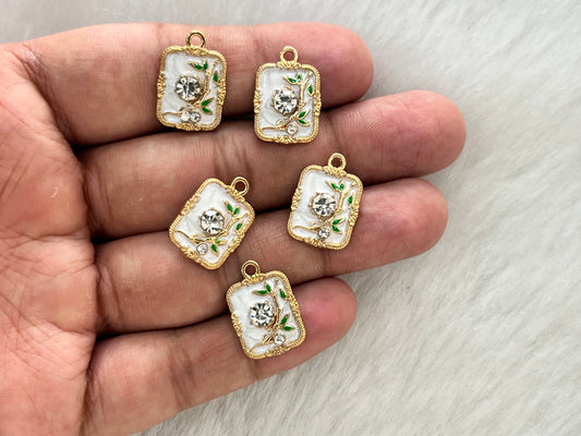 Luxury Charms (AGWS313) (5 Pcs) (20 mm)