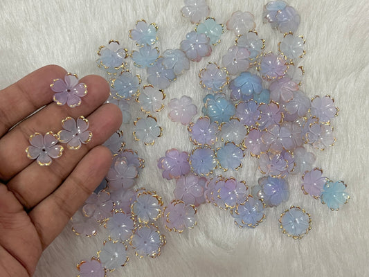 Acrylic Caps (50 grams)(Blue)