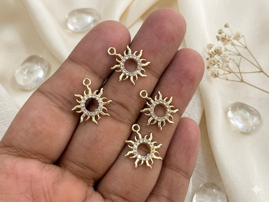 Luxury Charms (AGWS347) (5 Pcs) (18 mm)