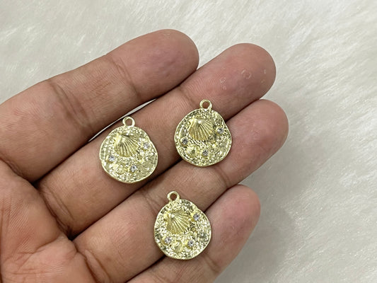 Beachy Charms (AGWS260) (5 Pcs)(17 mm)