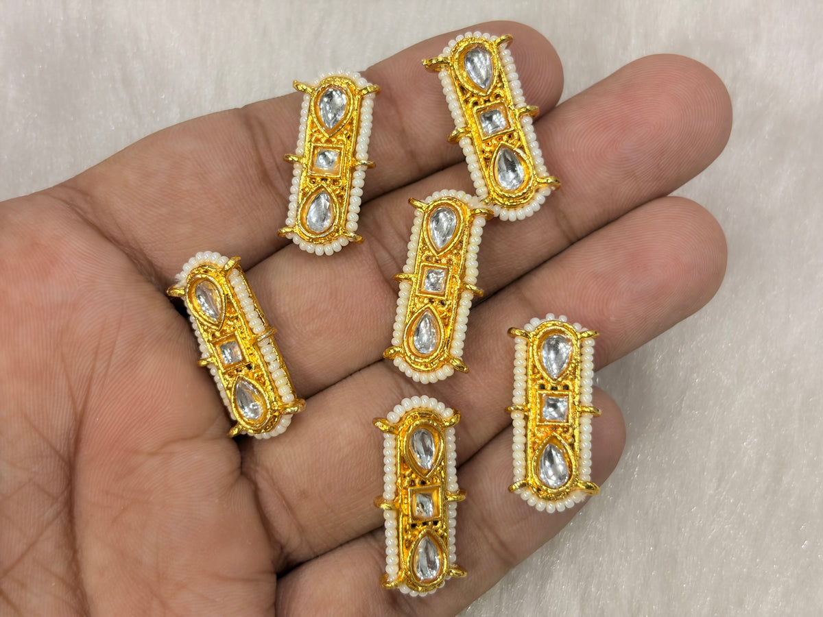Meenakari Kundan (AGMK145)(28 mm)(12 Pcs)