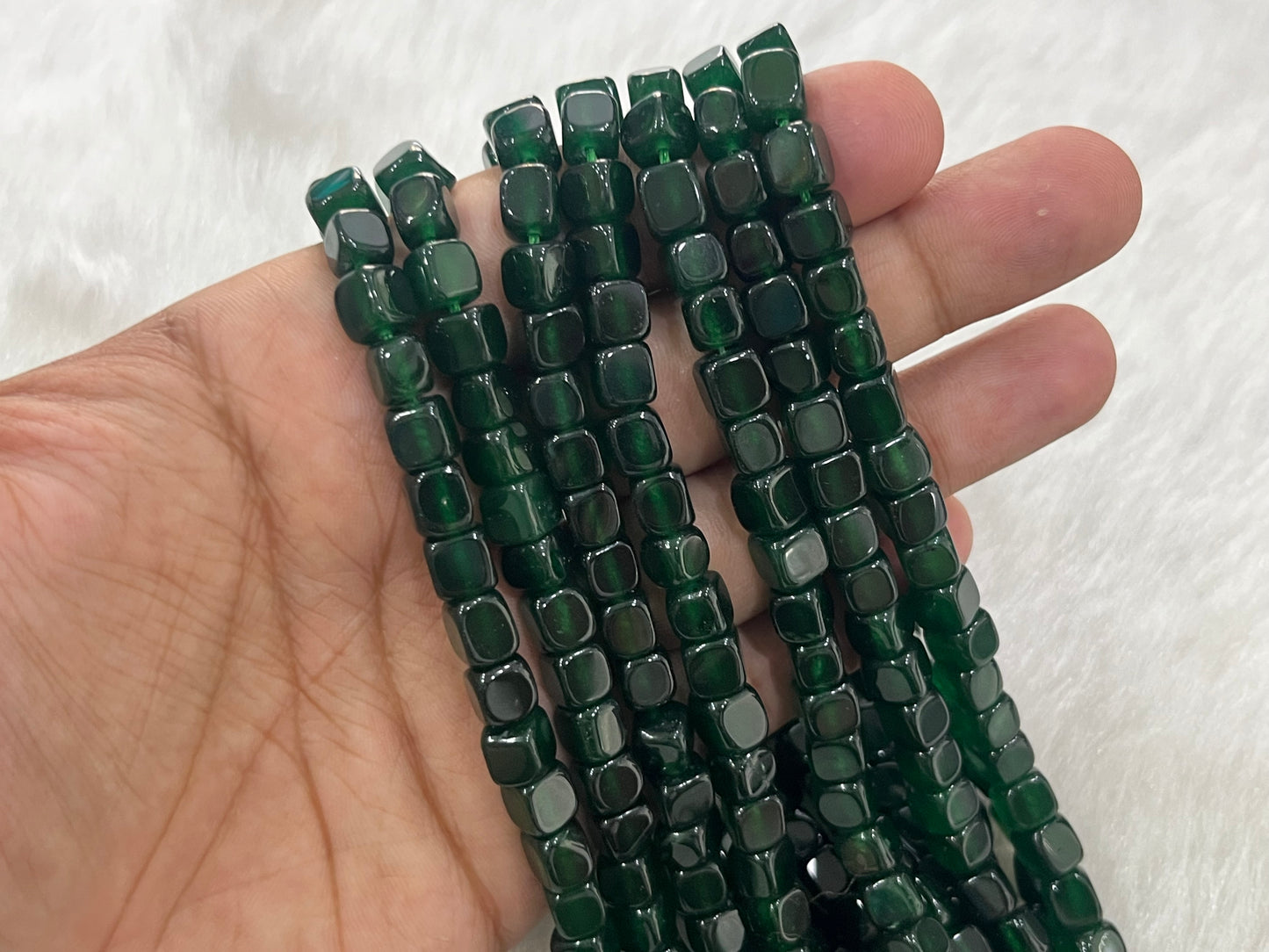 Brazilian Agate Beads (8x8 mm)