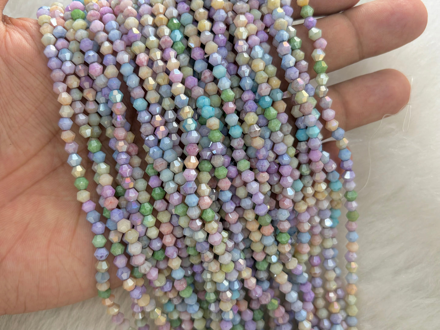 Fancy Crystal Beads (4 mm)