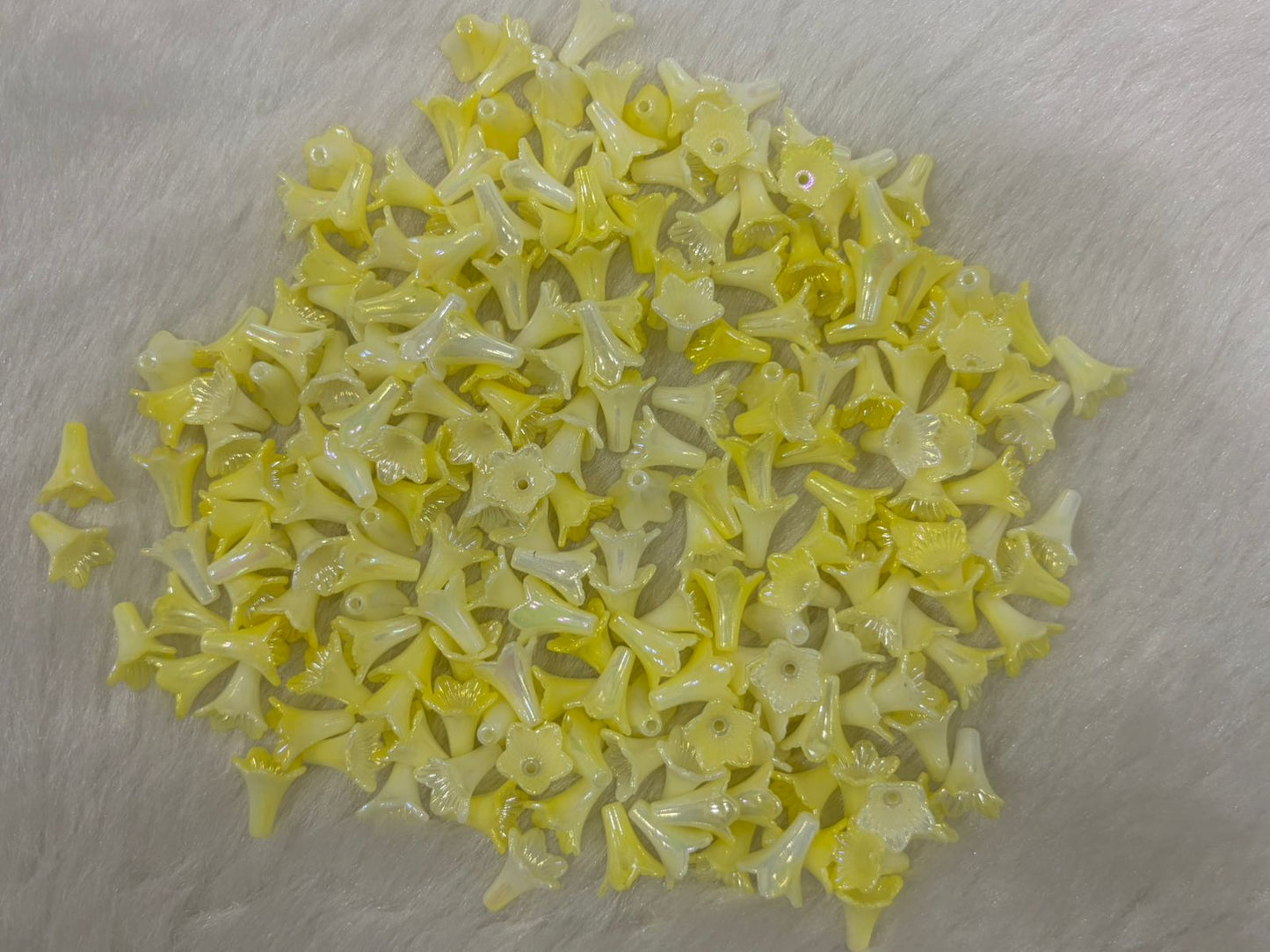 Yellow Bead Caps (50 grams)