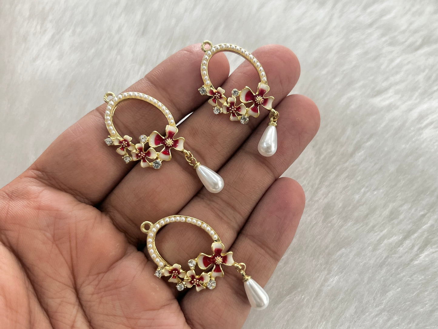 Luxury Charms (AGWS288) (5 Pcs) (32 mm)