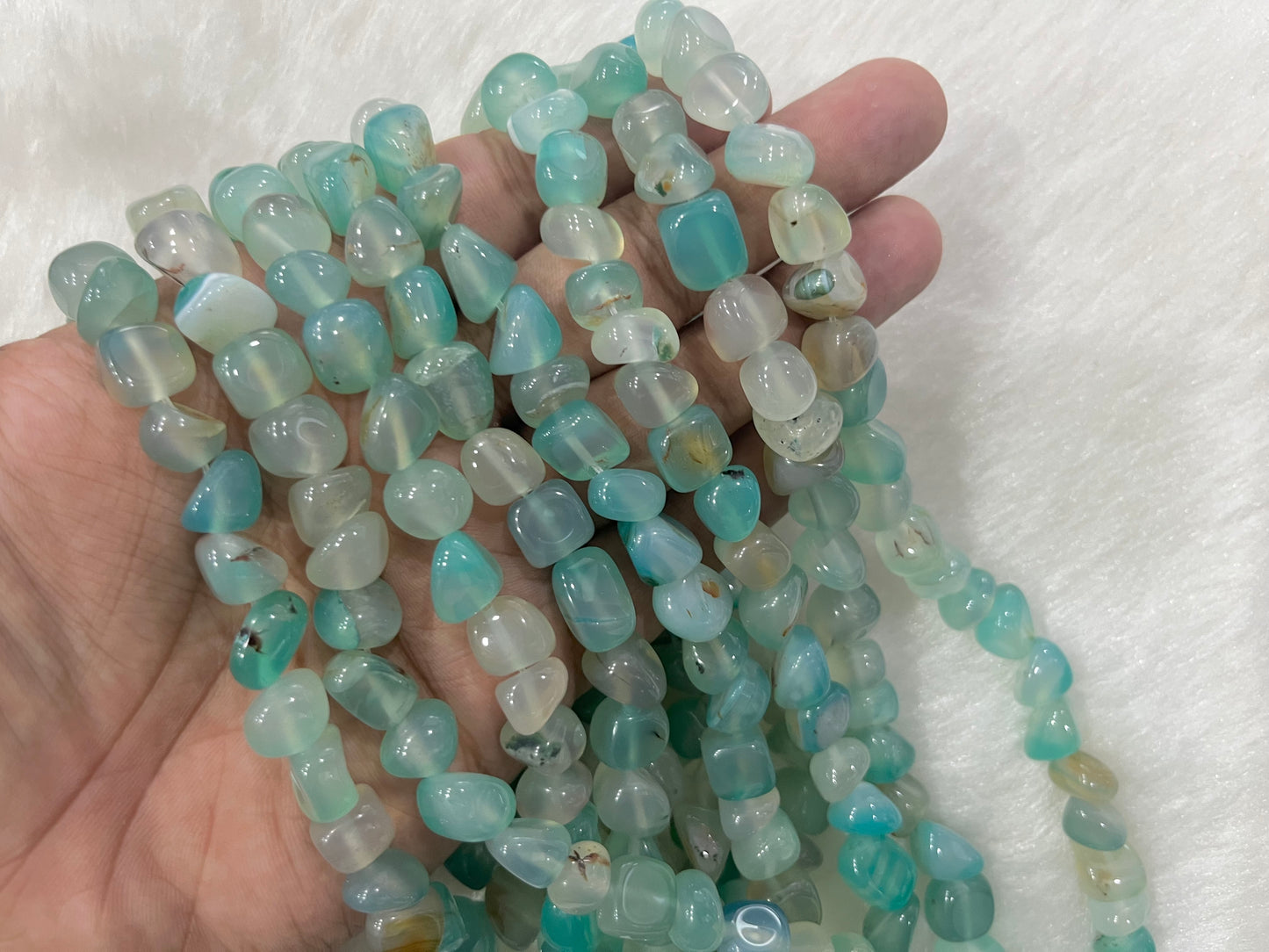 Madagascar Agates (9x13 mm) (37 Beads approx)