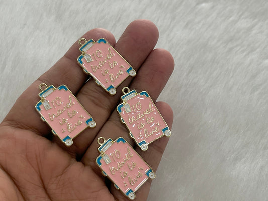 Luxury Charms (AGWS372) (5 Pcs)(32 mm)