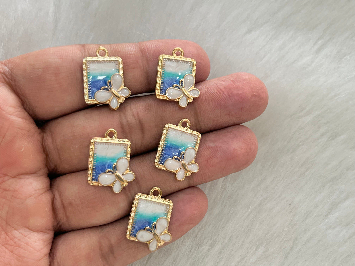 Luxury Charms (AGWS293) (5 Pcs) (30 mm)