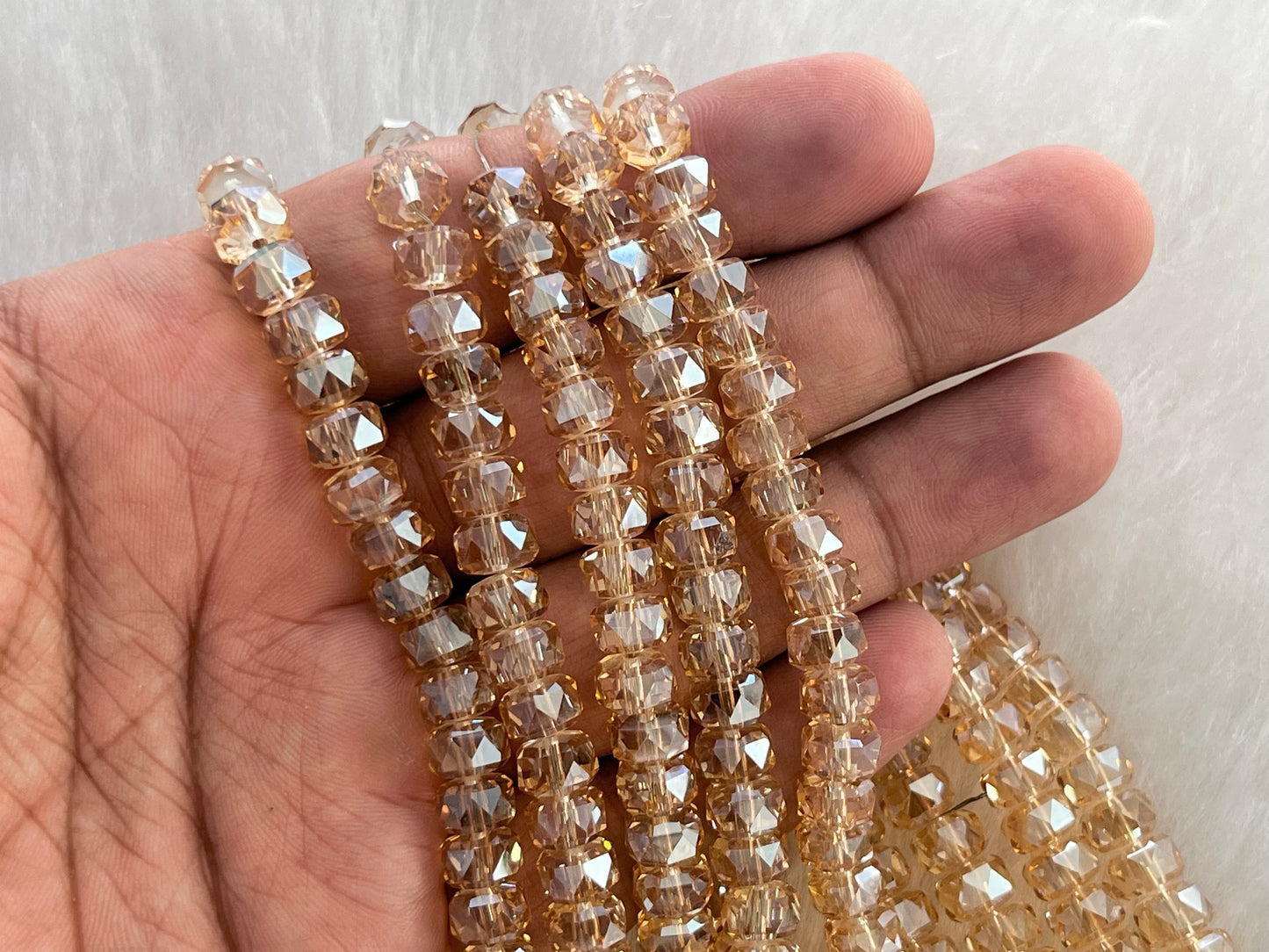 Fancy Beads (Tyre) (80 Pcs) (8 mm)