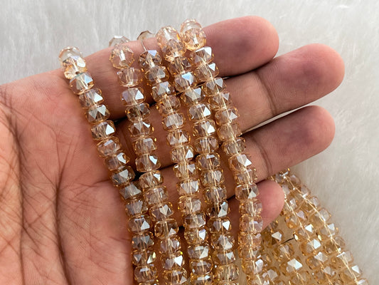 Fancy Beads (Tyre) (80 Pcs) (8 mm)