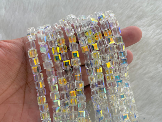 Fancy Beads (Square) (98 Pcs) (8x8 mm)
