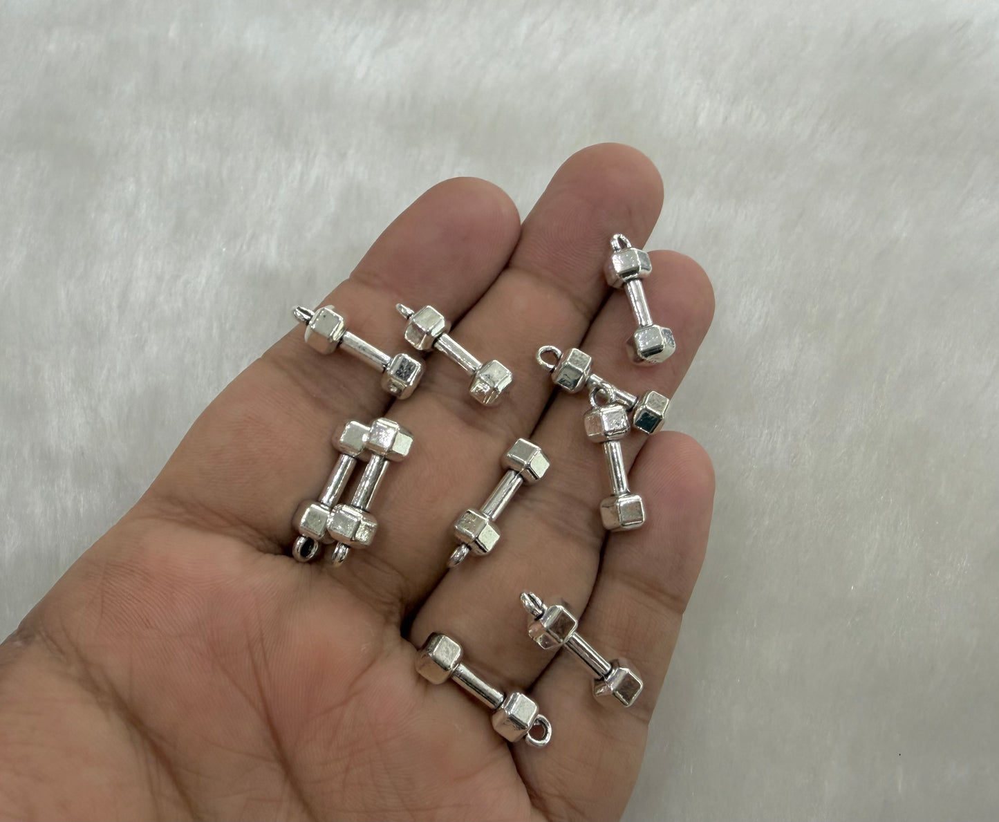 Dumbell Charms (10 Pcs packet)(DC02)