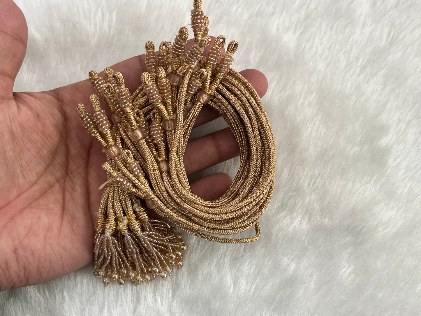 HQ Necklace Dori (Rose Gold) (Without Locks) (12 Pcs) (Single Line)
