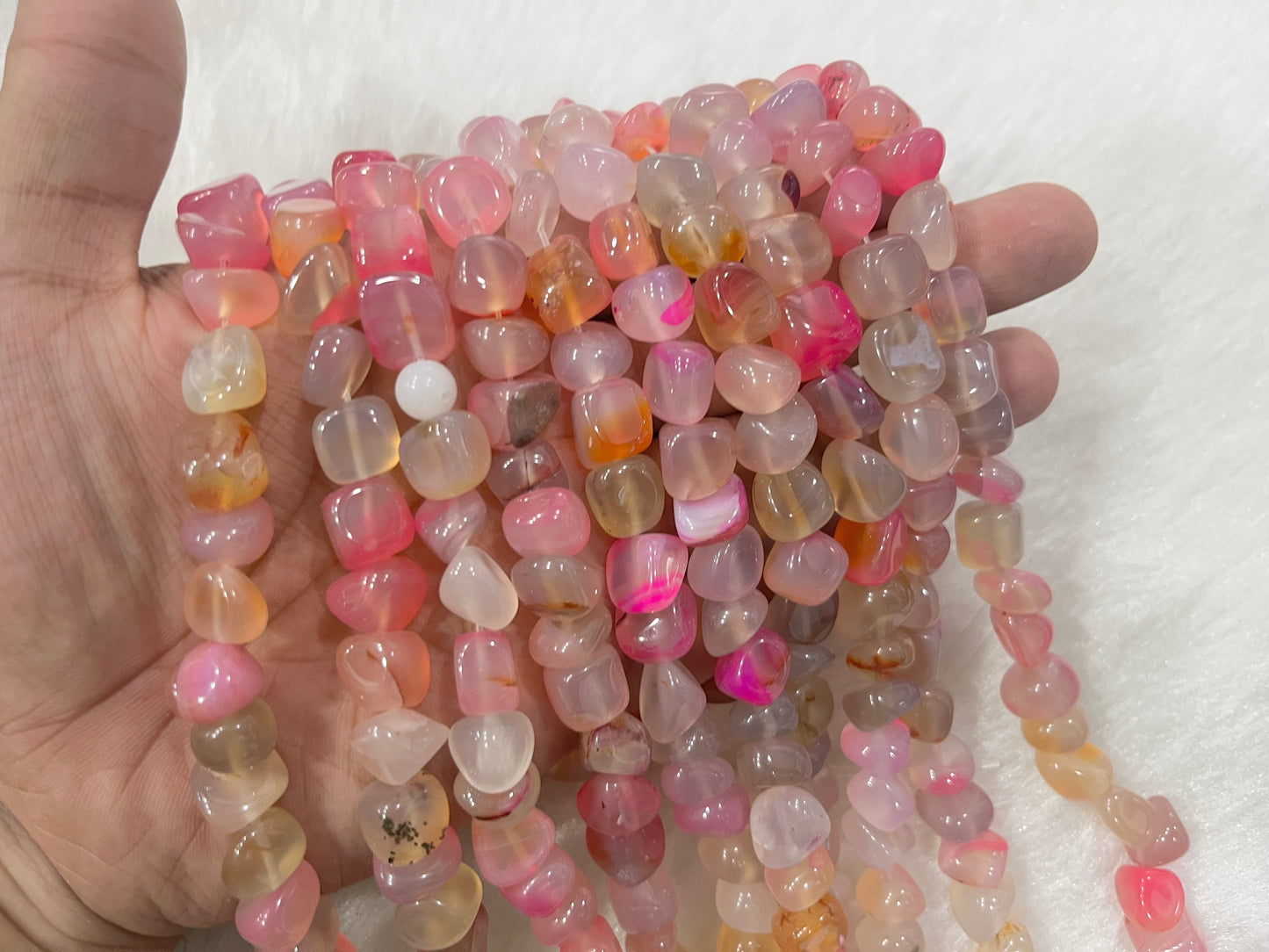 Madagascar Agates (9x13 mm) (37 Beads approx)