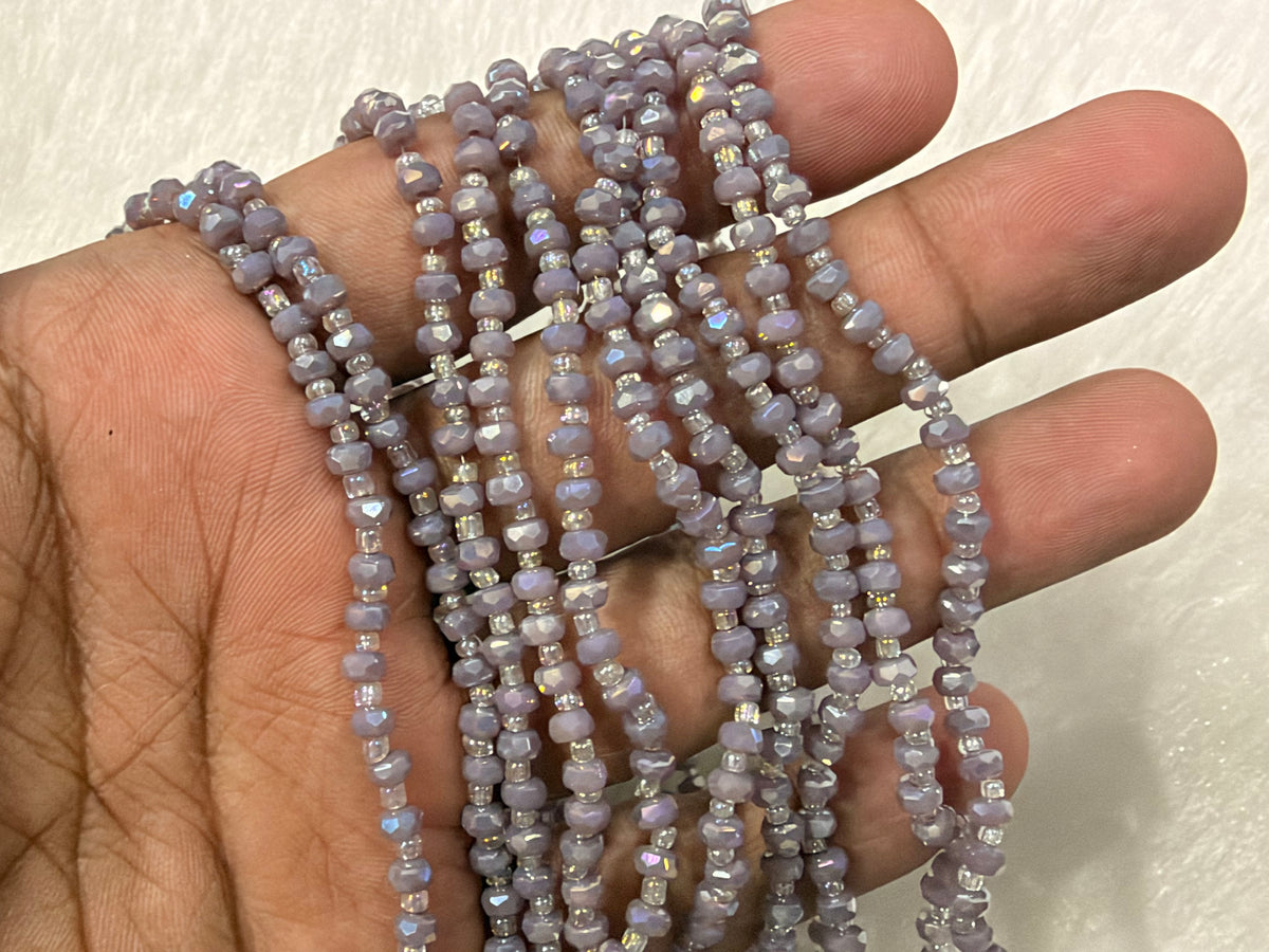 Fancy Crystal Beads (4 mm)(100+ Beads)