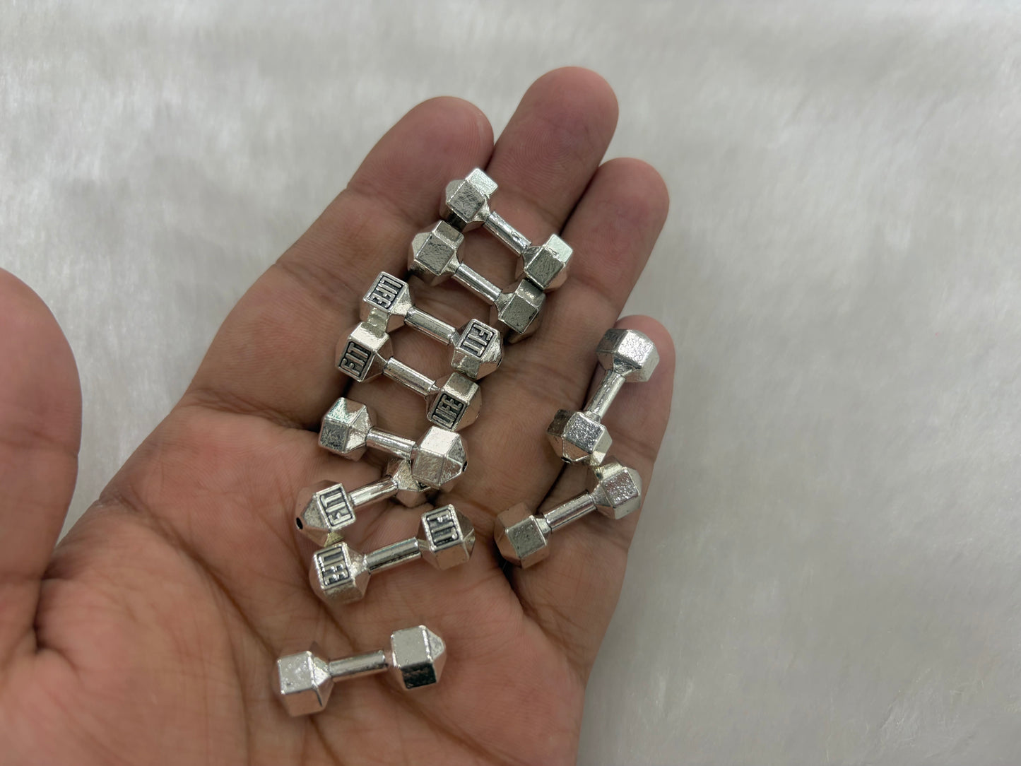 Dumbell Charms (10 Pcs packet)(DC01)