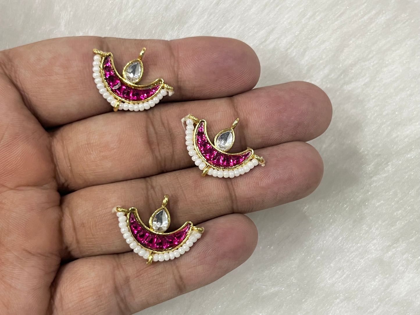 Meenakari Kundan (AGMK130)(20 mm)(12 Pcs)