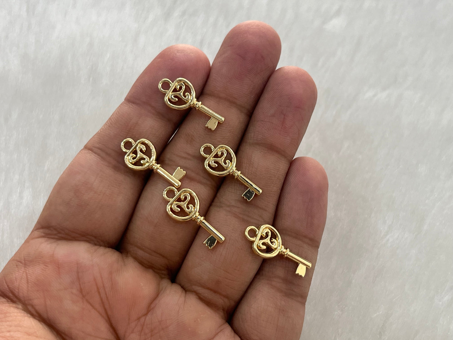 Luxury Charms (AGWS395) (5 Pcs)(17 mm)