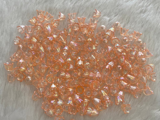 Orange Acrylic Caps (50 grams)