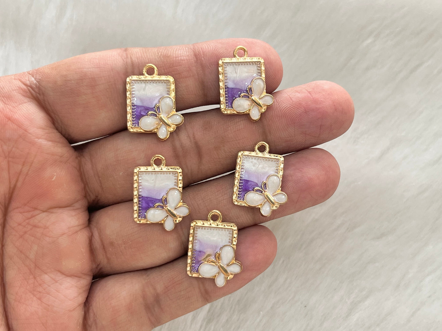 Luxury Charms (AGWS292) (5 Pcs) (30 mm)