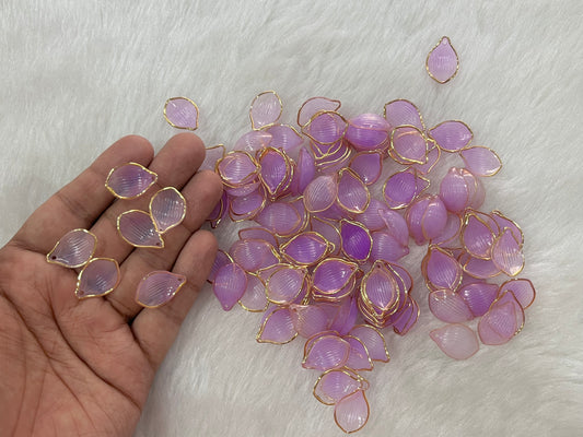 Acrylic Leafs (50 grams)(Lavender)