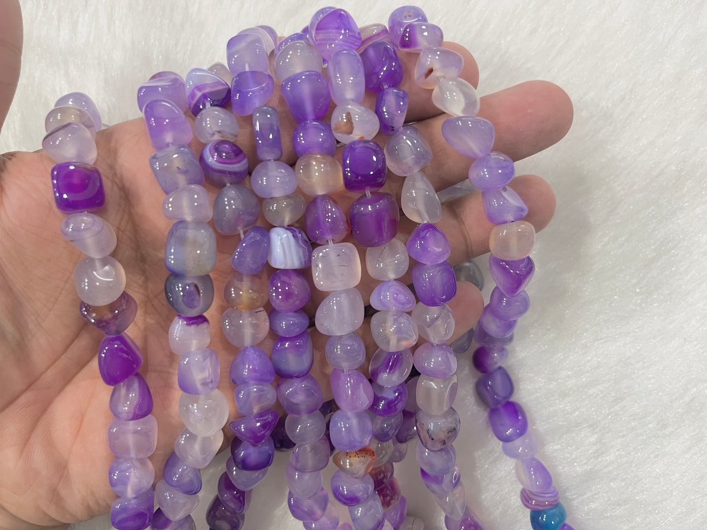 Madagascar Agates (9x13 mm) (37 Beads approx)