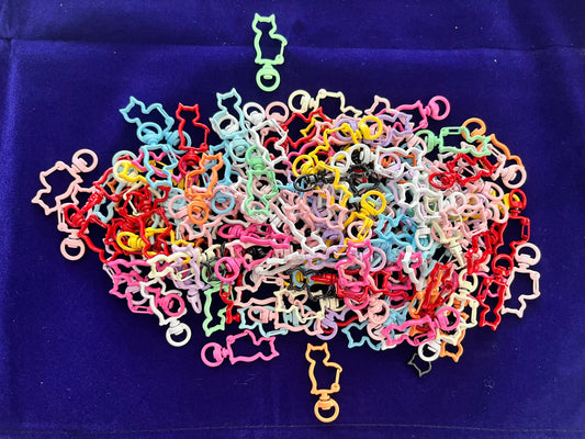Fancy Keyrings (10 Pcs) (40 mm)