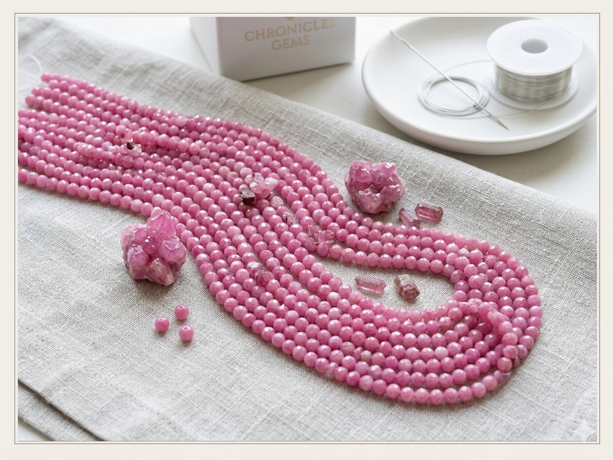Semi-Precious Crystal Beads (6 mm)