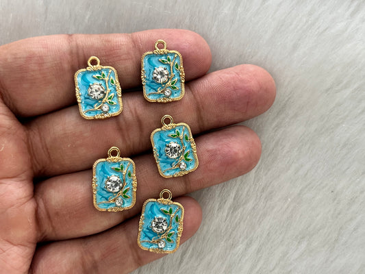 Luxury Charms (AGWS309) (5 Pcs) (20 mm)