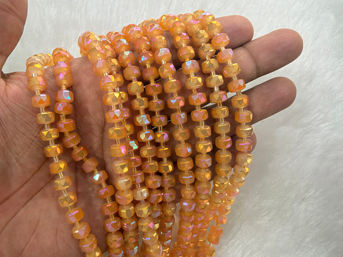 Fancy Crystal Beads (8 mm)(38 Beads)