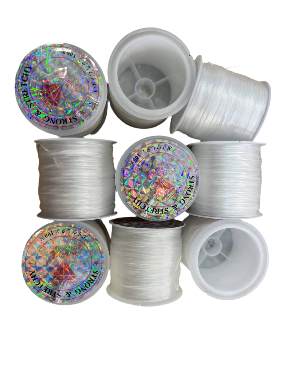 Jewellery Elastic crystal thread | Size 0.5mm | 50 mtr Roll