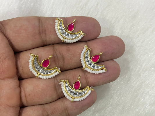 Meenakari Kundan (AGMK130)(20 mm)(12 Pcs)