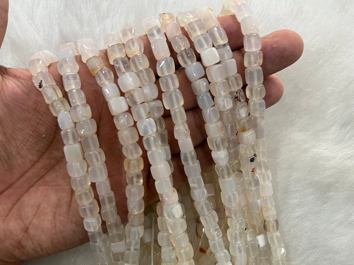 Brazilian Agate Beads (8x8 mm)