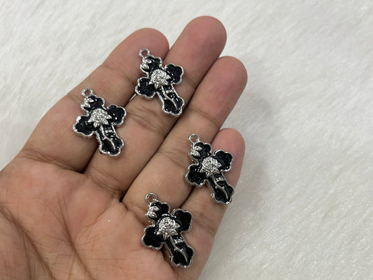 Black Rose Crosses (AGWS238) (Single Piece)