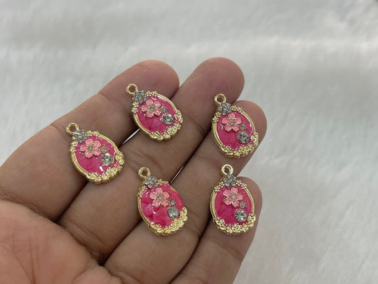 Luxury Charms (AGWS401) (5 Pcs) (23 mm)