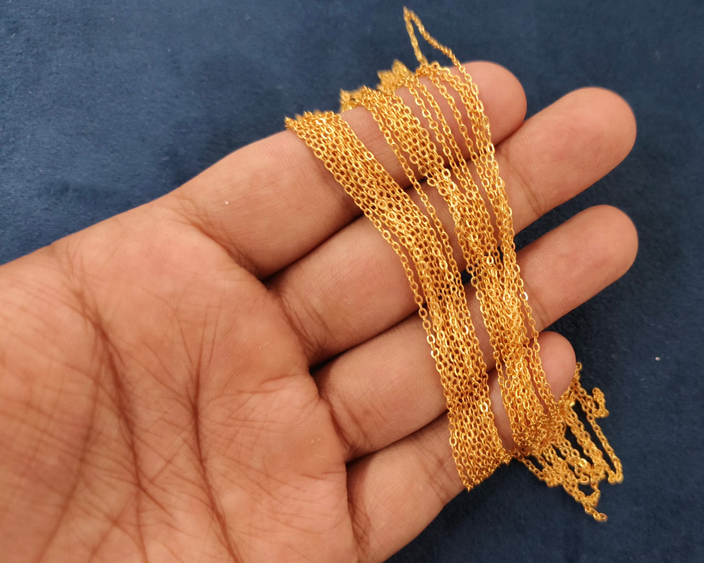 Anti-tarnish Chains (1 mm) (5 mtr)