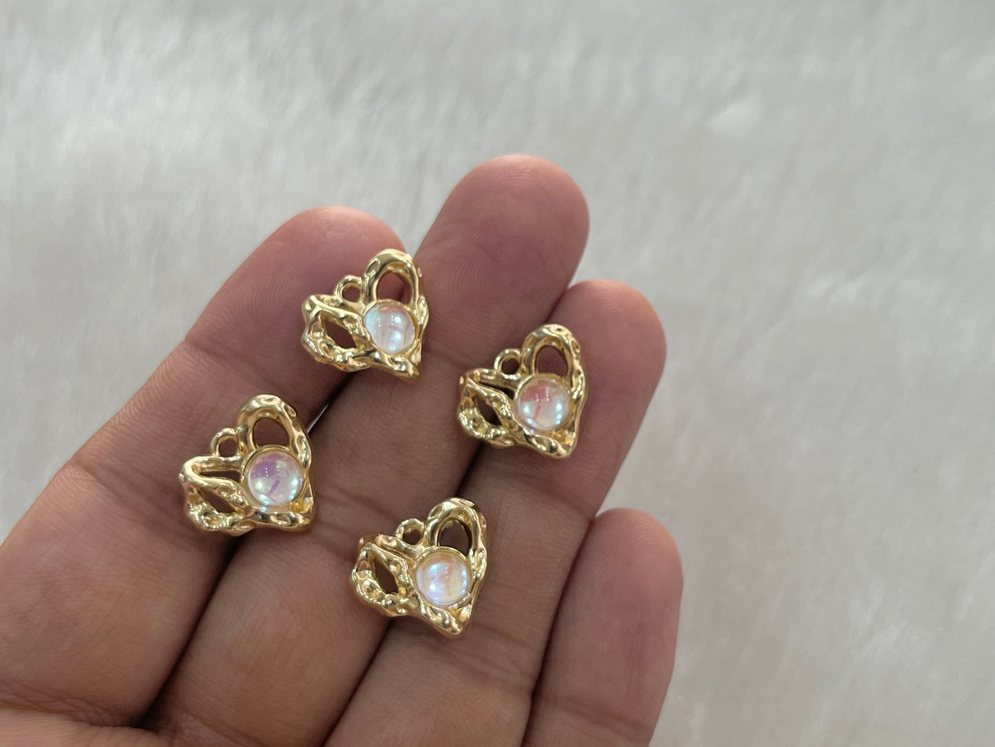 Luxury Charms (AGWS391) (5 Pcs)(15 mm)