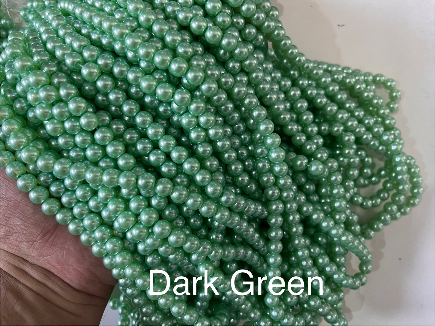 Imported Glass Pearls (8 mm)