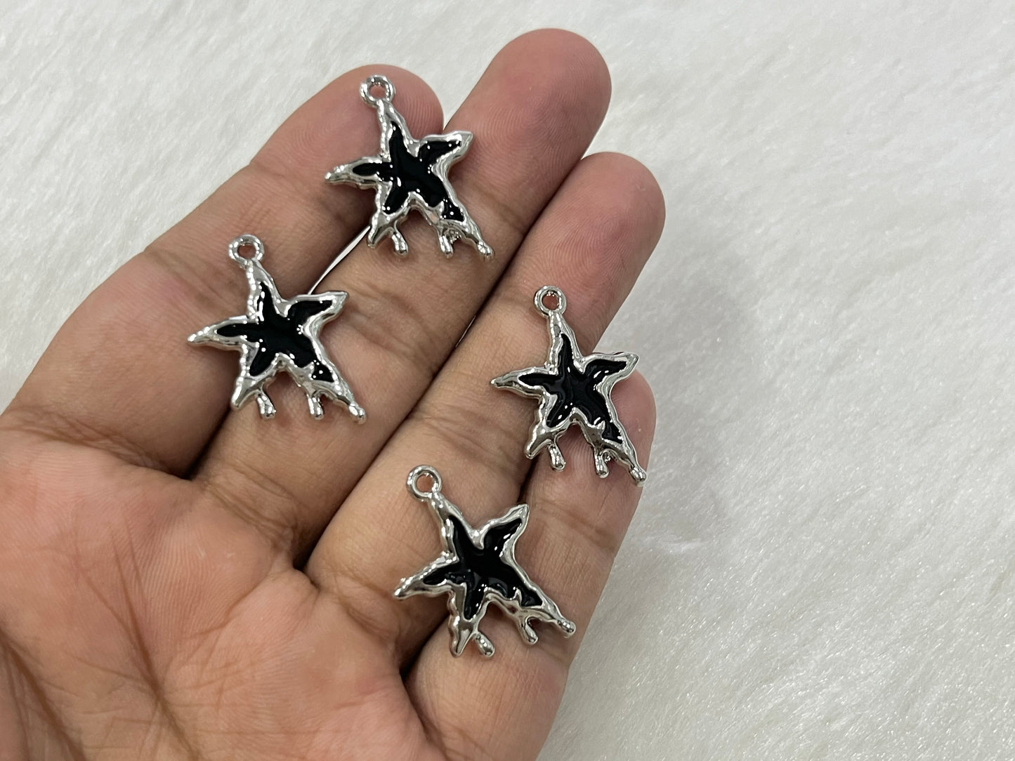 Black Melting Moon & Stars (AGWS236) (Two Pieces)